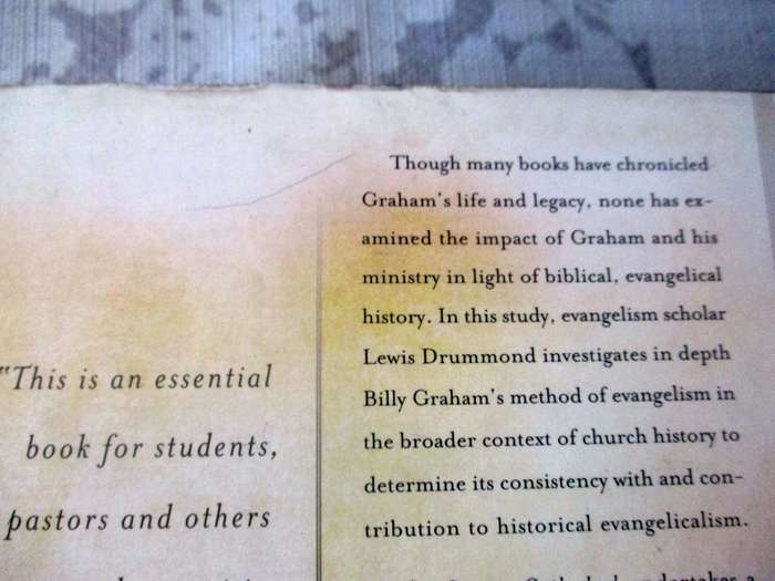 THE CANVAS CATHEDRAL - BILLY GRAHAM'S MINISTRY SEEN THROUGH THE HISTORY OF EVANGELISM - LEWIS A DR..