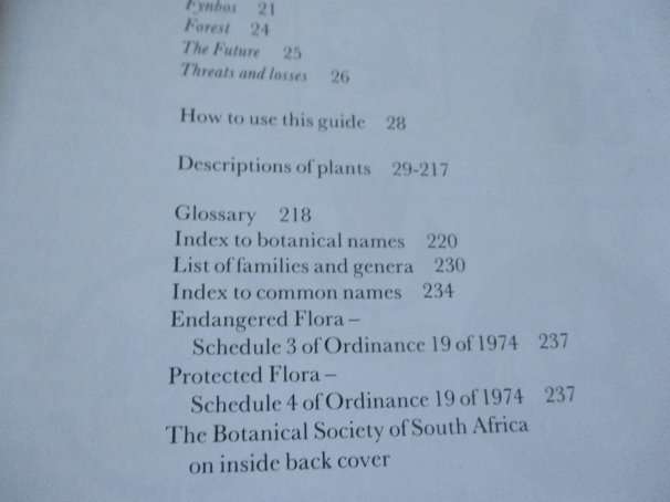 CAPE PENINSULA SOUTH AFRICAN WILD FLOWER GUIDE 3 - MARY MAYTHAM KIDD