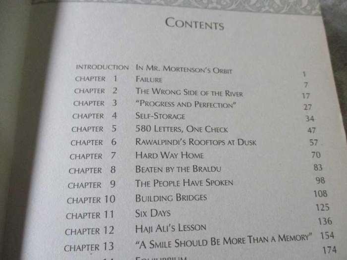 THREE CUPS OF TEA - GREG MORTENSON AND DAVID OLIVER RELIN