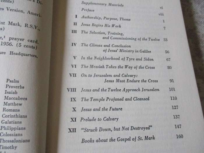 DISCIPLES TO SUCH A LORD BY ALBERT E BARNETT - THE GOSPEL ACCORDING TO ST. MARK