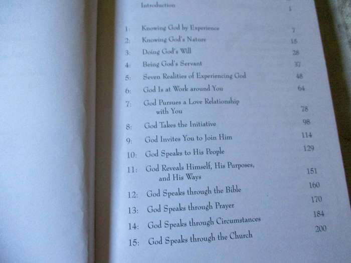 EXPERIENCING GOD - HOW TO LIVE THE FULL ADVENTURE OF KNOWING AND DOING THE WILL OF GOD - HENRY T BL.