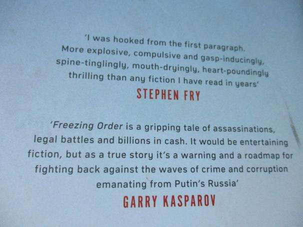 FREEZING ORDER - BILL BROWDER
