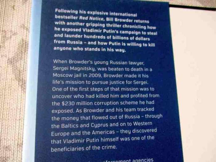 FREEZING ORDER - BILL BROWDER