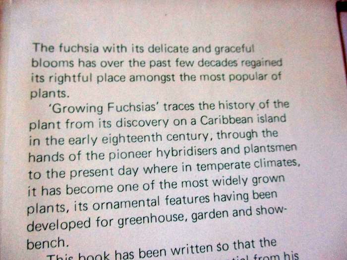GROWING FUCHSIAS - K JENNINGS & V MILLER