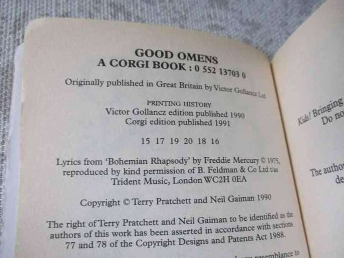 Good Omens by Terry Pratchett