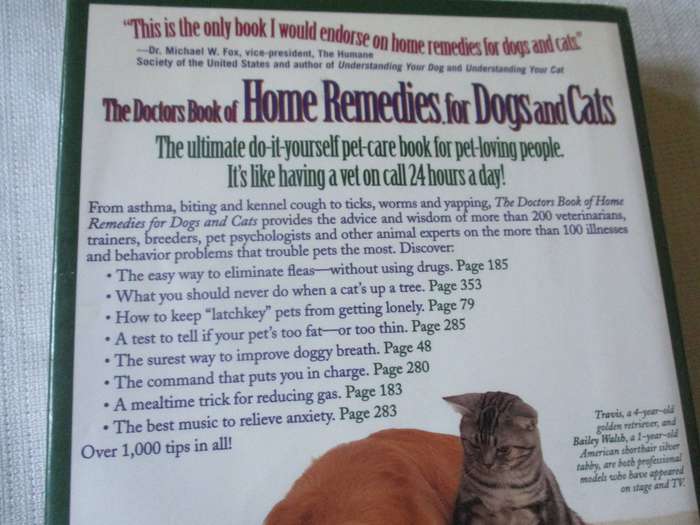 THE DOCTORS BOOK OF HOME REMEDIES FOR DOGS AND CATS