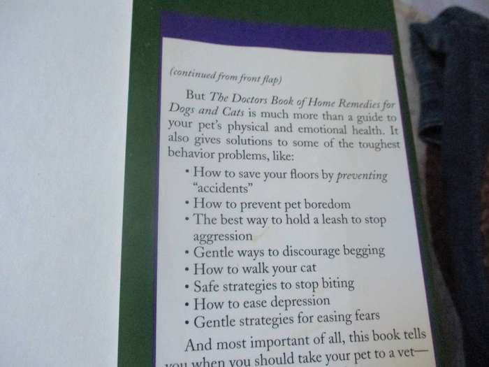 THE DOCTORS BOOK OF HOME REMEDIES FOR DOGS AND CATS