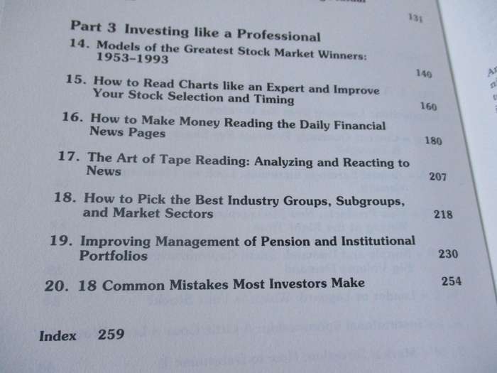 HOW TO MAKE MONEY IN STOCKS - A WINNING SYSTEM IN GOOD TIMES OR BAD - WILLIAM J O'NEIL