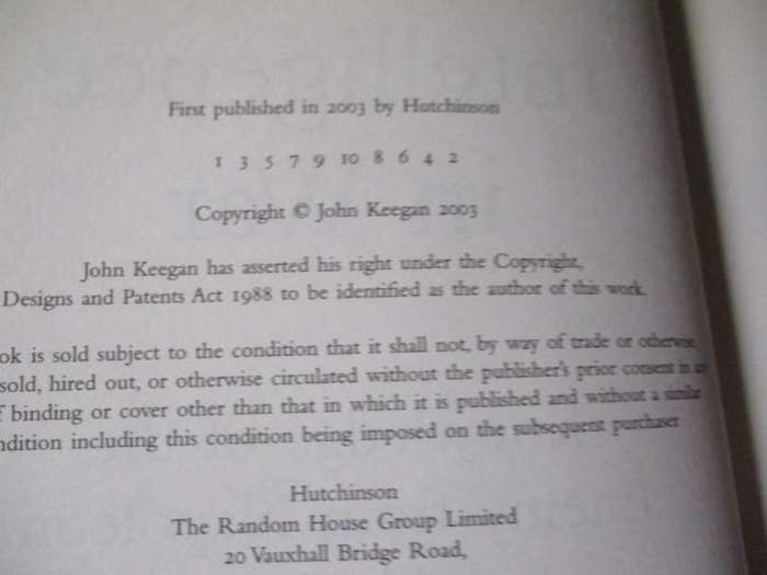 INTELLIGENCE IN WAR - KNOWLEDGE OF THE ENEMEY FROM NAPOLEON TO AL-QAEDA - JOHN KEEGAN
