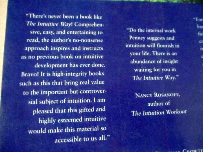 THE INTUITIVE WAY - A GUIDE TO LIVING FROM INNER WISDOM - PENNEY PEIRCE