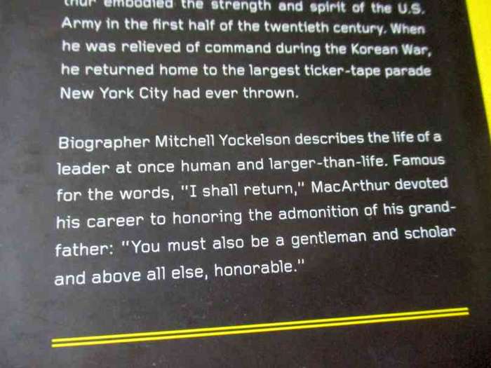 MACARTHUR - AMERICA'S GENERAL - MITCHELL YOCKELSON - THE GENERALS