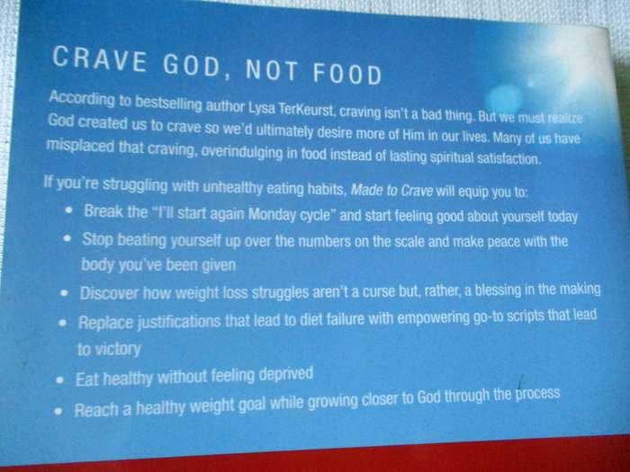 MADE TO CRAVE - SATISFYING YOUR DEEPEST DESIRE WITH GOD, NOT FOOD - LYSA TERKEURST - PARTIC...