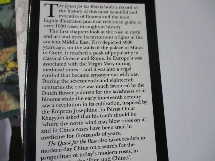 THE QUEST FOR THE ROSE - THE MOST HIGHLY ILLUSTRATED, HISTORICAL GUIDE TO ROSES - ROGER PHILLIPS