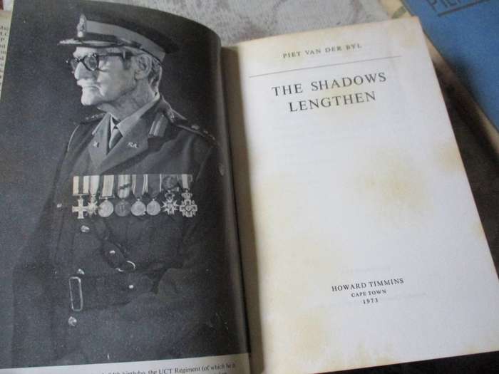 THE SHADOWS LENGTHEN - PIET VAN DER BYL