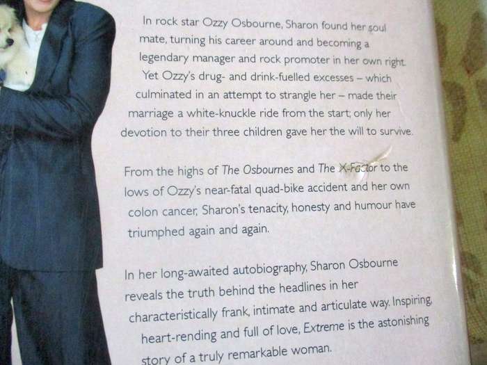 EXTREME - MY AUTOBIOGRAPHY - SHARON OSBOURNE