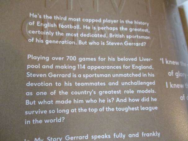 STEVEN GERRARD - MY STORY