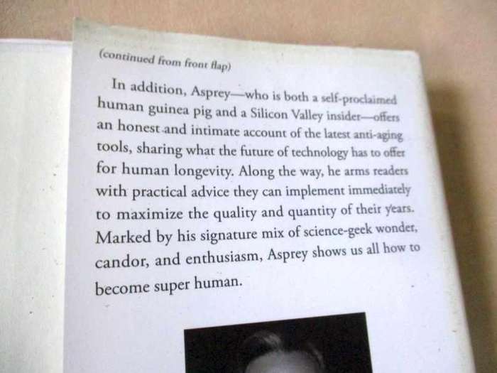 SUPER HUMAN - THE BULLETPROOF PLANT TO AGE BACKWARD AND MAYBE EVEN FOREVER - DAVE ASPREY