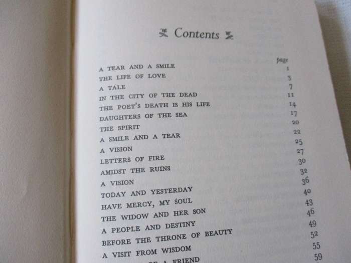 A TEAR AND A SMILE - KAHLIL GIBRAN
