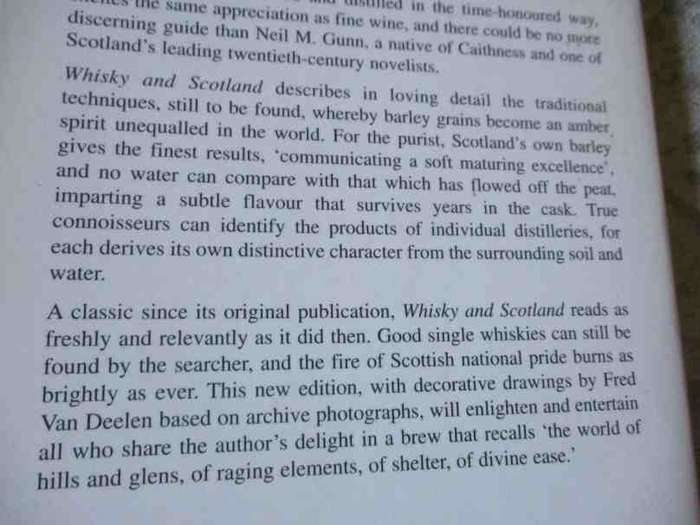 WHISKY AND SCOTLAND - NEIL M GUNN