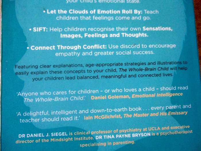 THE WHOLE-BRAIN CHILD - 12 PROVEN STRATEGIES TO NURTURE YOUR CHILD'S DEVELOPING MIND - DR DANIEL ...