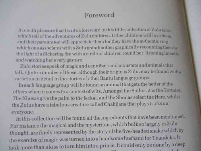 ZULU FIRESIDE TALES - PHYLLIS SAVORY