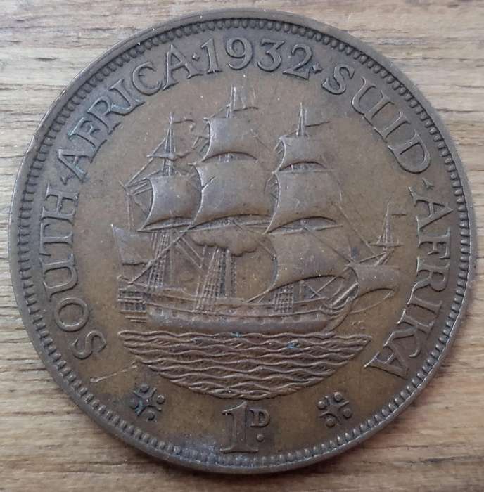 Union 1932 One Penny - Low Mintage: 259 519 (Only 10 ever graded in MS at NGC)