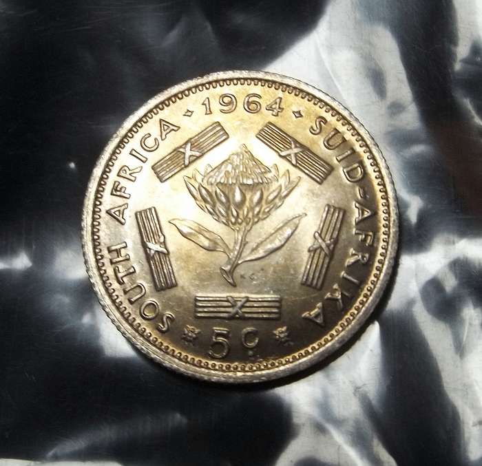 RSA 5 Cents 1964 - Great condition