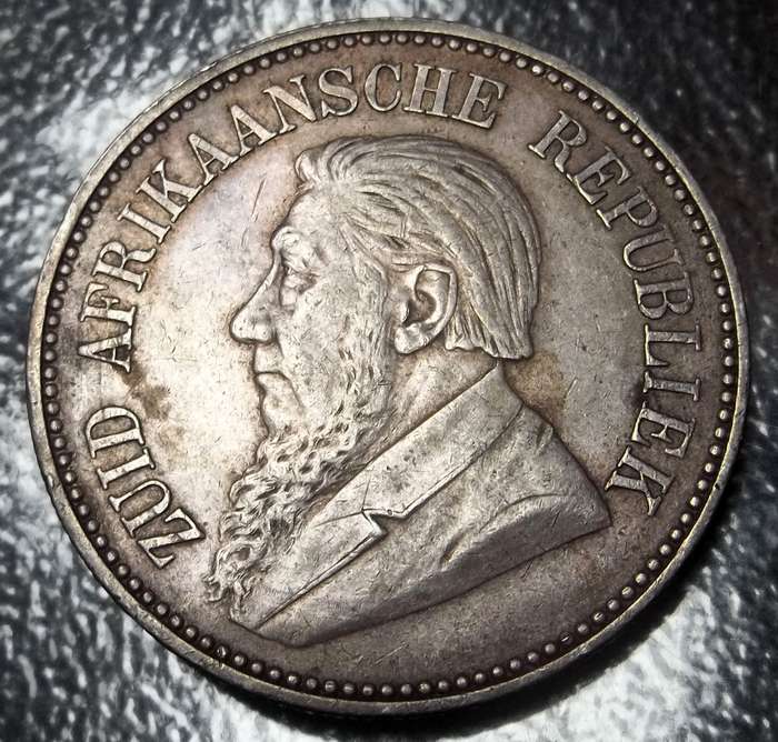 ZAR 1896 Two and a Half Shillings