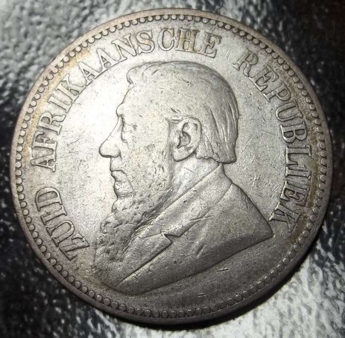 ZAR 1896 Two and a Half Shillings