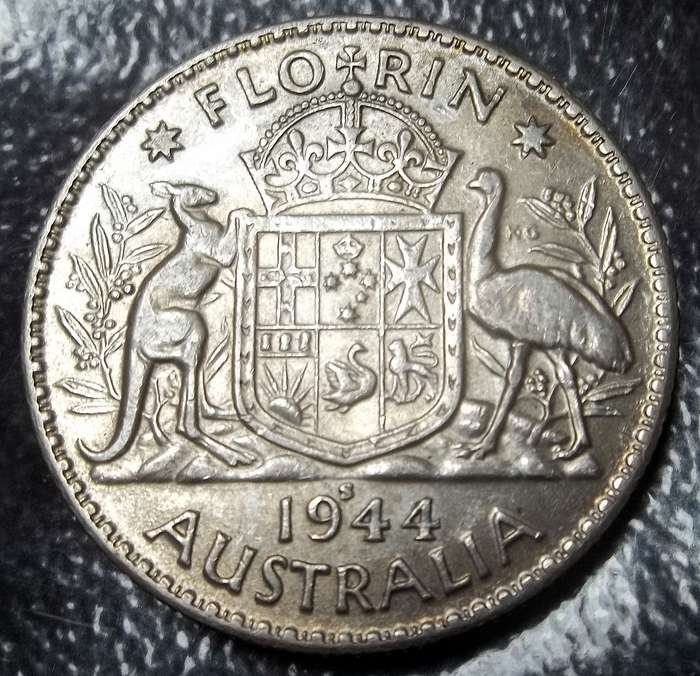 Australia Florin 1944
