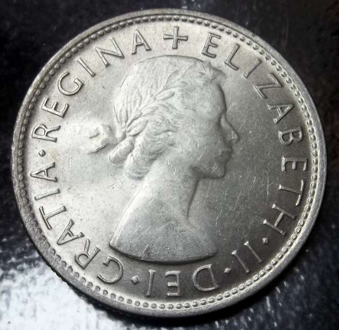Australia Florin 1954 - aUNC condition
