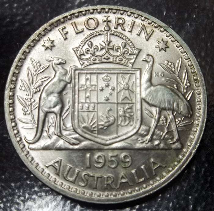 Australia Florin 1959 - Excellent condition