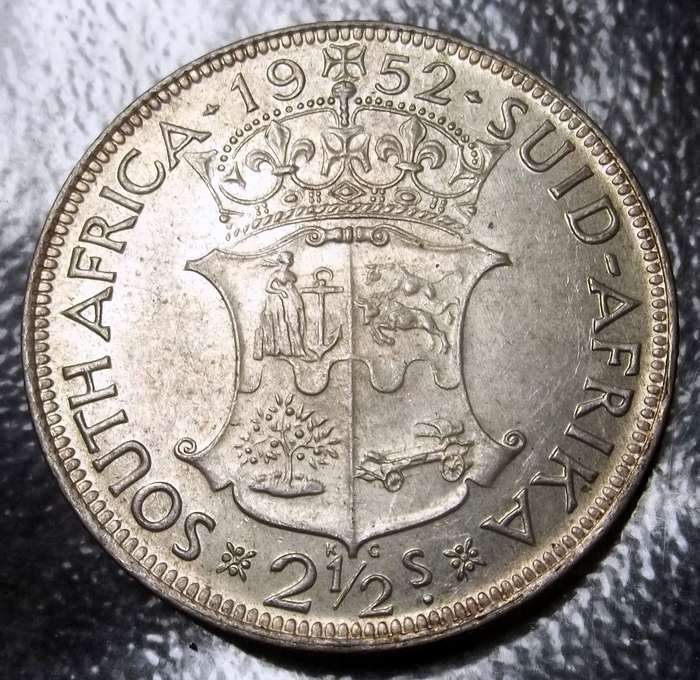 Union 2,5 Shillings 1952 - Nice condition