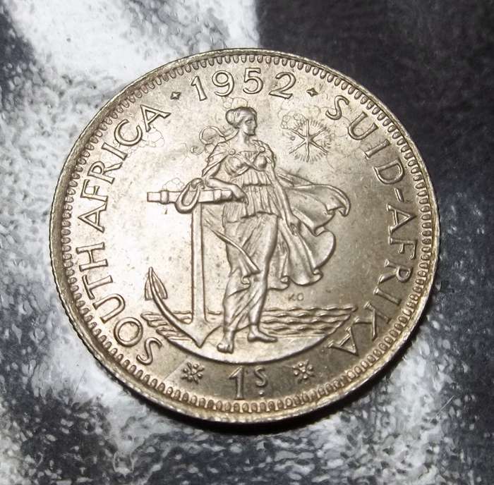 Union 1 Shilling 1952 - aUNC condition