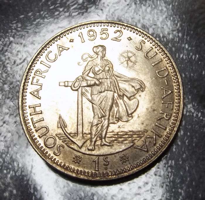 Union 1 Shilling 1952 - aUNC condition