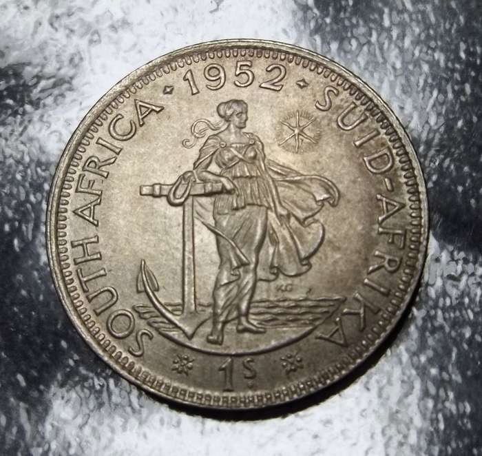Union 1 Shilling 1952 - aUNC condition
