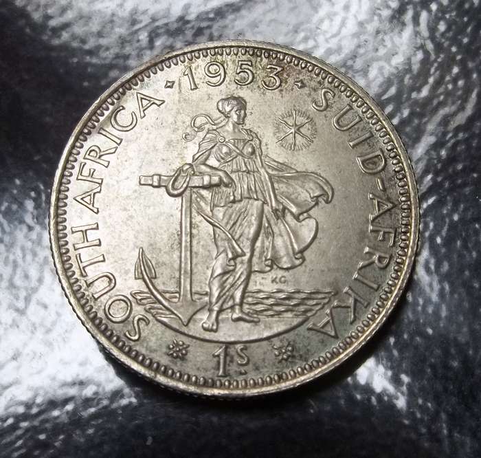 Union 1 Shilling 1953 - aUNC condition