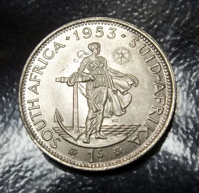 Union 1 Shilling 1953 - UNC condition