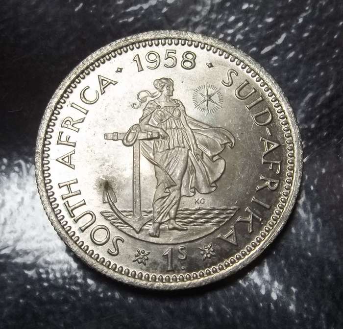 Union 1 Shilling 1958 - Nice condition