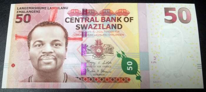 eSwatini 50 Emalangeni 2010 - UNC condition