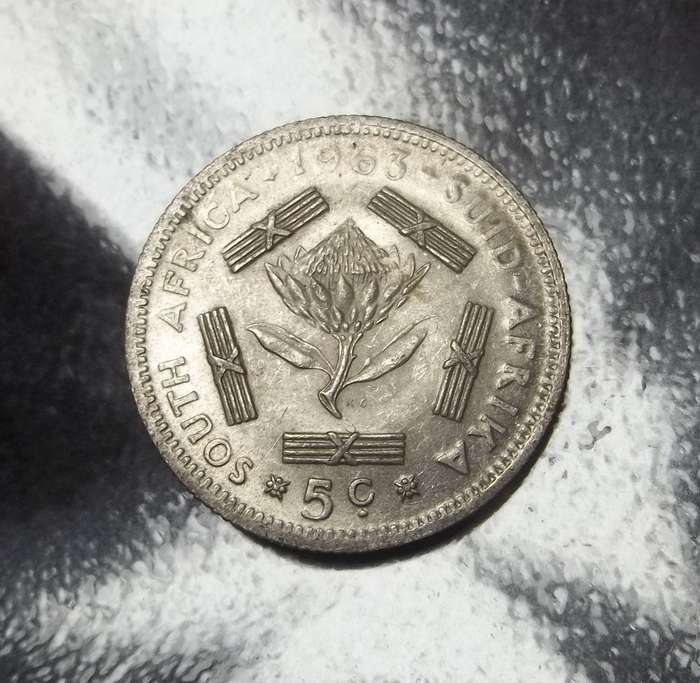 RSA 5 Cents 1963
