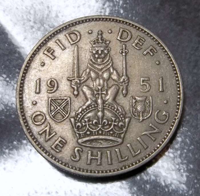 Britain 1 Shilling 1951