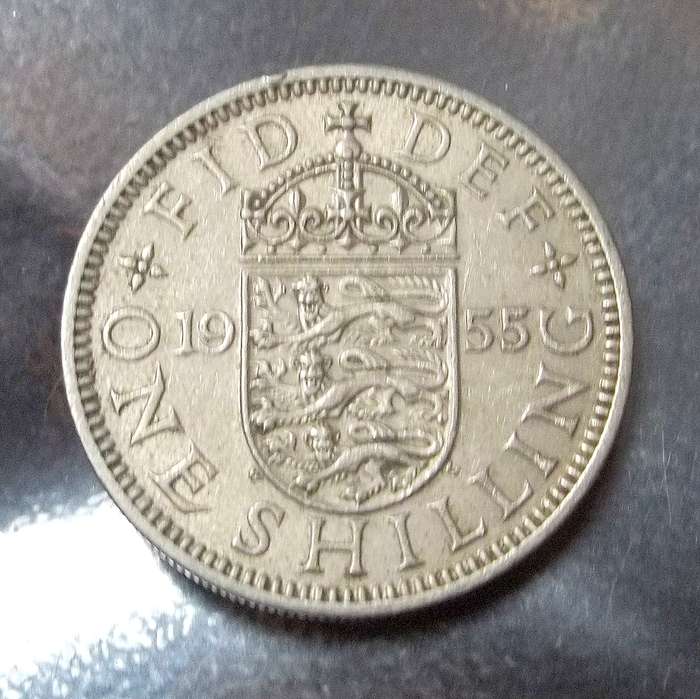 Britain 1 Shilling 1955