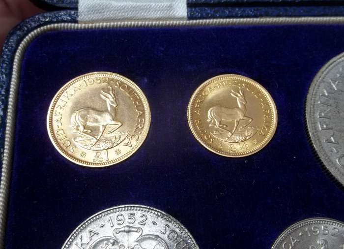 SA Union 1952 Long Proof set