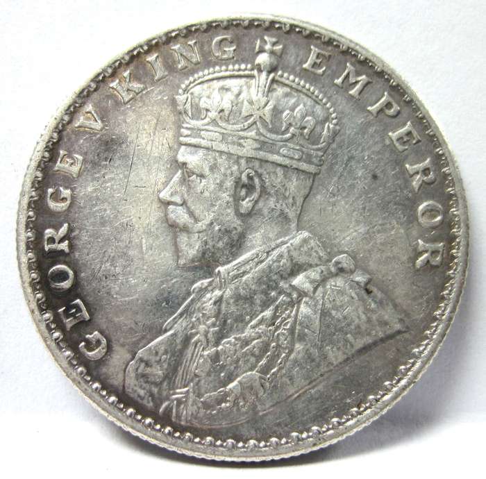 British India 1 Rupee 1916