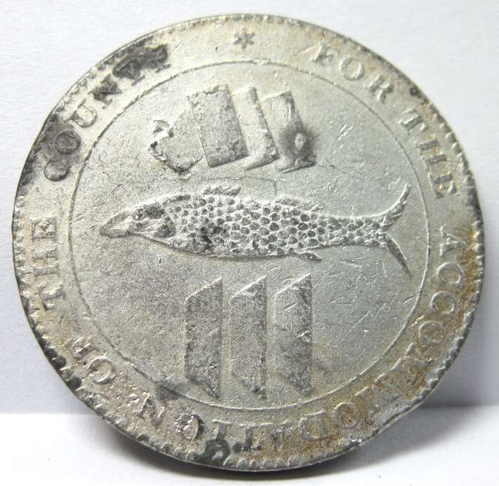 *R1 Auction* 1811 Cornish Penny merchant token