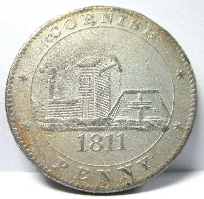 *R1 Auction* 1811 Cornish Penny merchant token