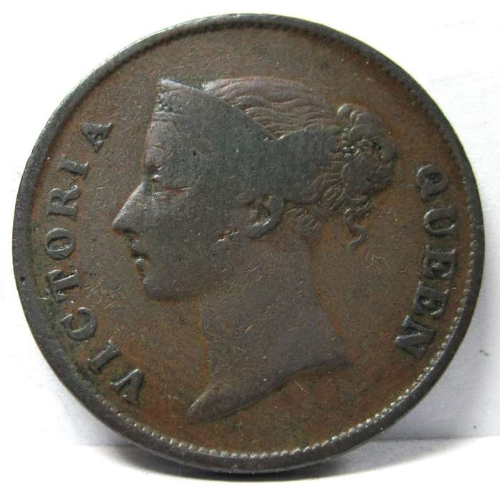 *R1 Auction* Straits Settlements 1 Cent 1862