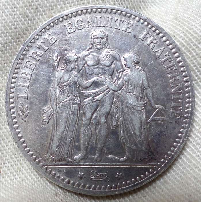 France 5 Francs 1875