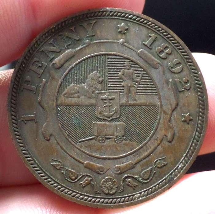 ZAR Penny 1892 - Nice condition